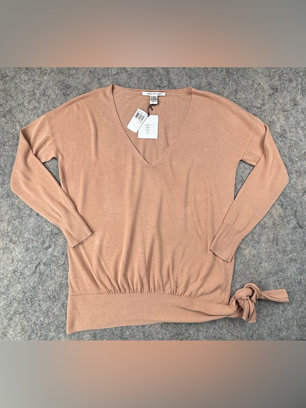 Diane Von Furstenberg | NWT | Nude | Side Tie | Women’s Size Medium